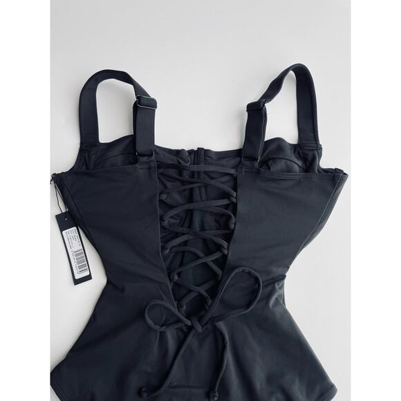 TA3 Lifty One Piece Swimsuit Corset Sculpting Black Size Small Regular/Long JK - Picture 7 of 10